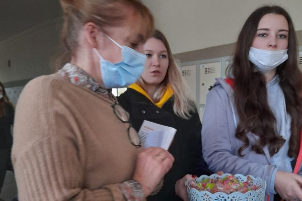 młodzież ZSB i KU w Życzliwym Dniu